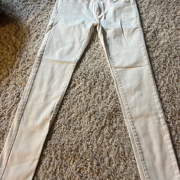 American Eagle Outfitters Cream Skinny Jeans - Picture 4 of 7